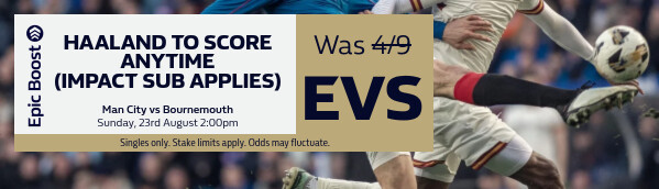 Epic Boost - MCI v BOU (23/08 14:00)