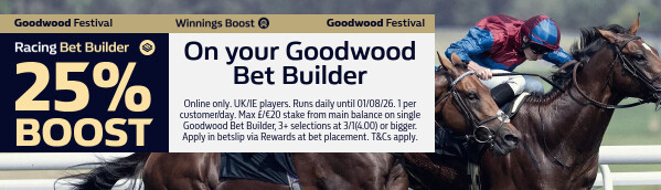 Goodwood - Bet Builder 25% Boost 