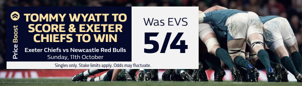 Exeter Chiefs vs Newcastle Red Bulls