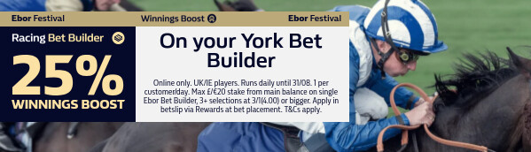 Bet Builder 25% Boost - Ebor