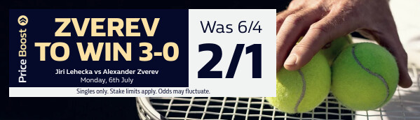 Lehecka vs Zverev