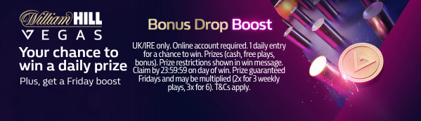 Bonus Drop Boost (29/08 to 03/09)