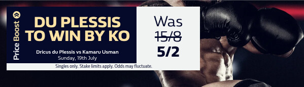 Price Boost - Du Plessis v Usman