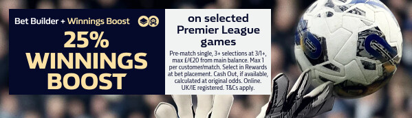 25% Winnings Boost (26' / 27')