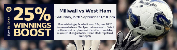 BBWB - Millwall vs West Ham