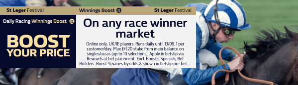 St Leger Winnings Boost