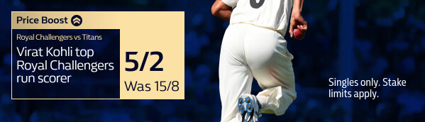Royal Challengers vs Titans - Virat Kohli 