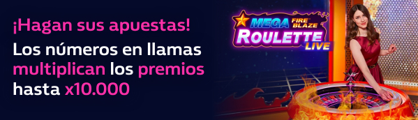 Mega Fire Blaze Ruleta