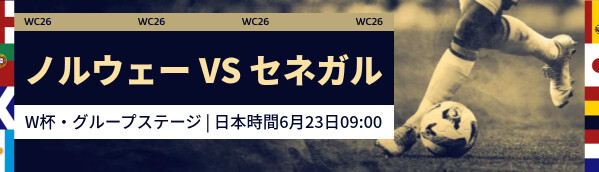 ノルウェー vs セネガル