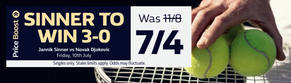 Sinner vs Djokovic 10th July