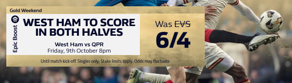 Epic Boost - West Ham vs QPR 