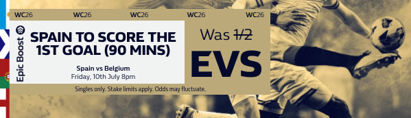 Spain vs Belgium Epic 10th July