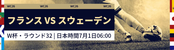 フランス vs スウェーデン