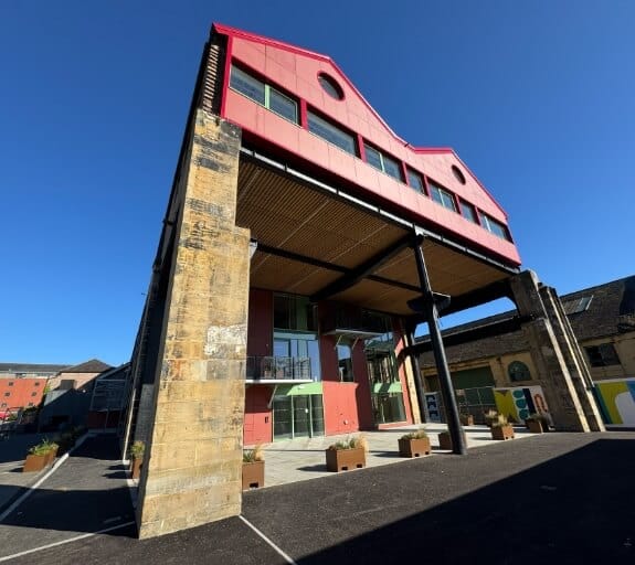 The Pattern Shop, Atom's new office building