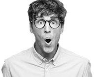 Person with mouth wide open in awe