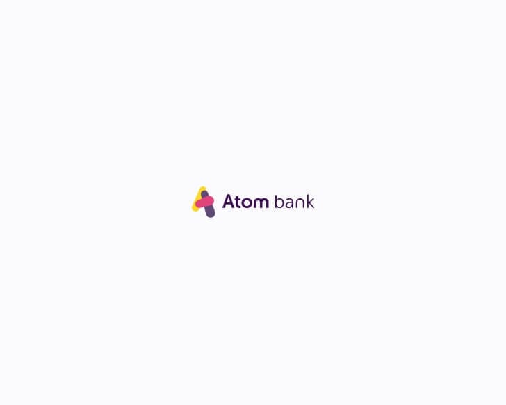 A tiny version of the Atom logo that's illegible
