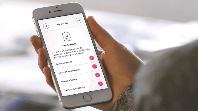 view customer information feature