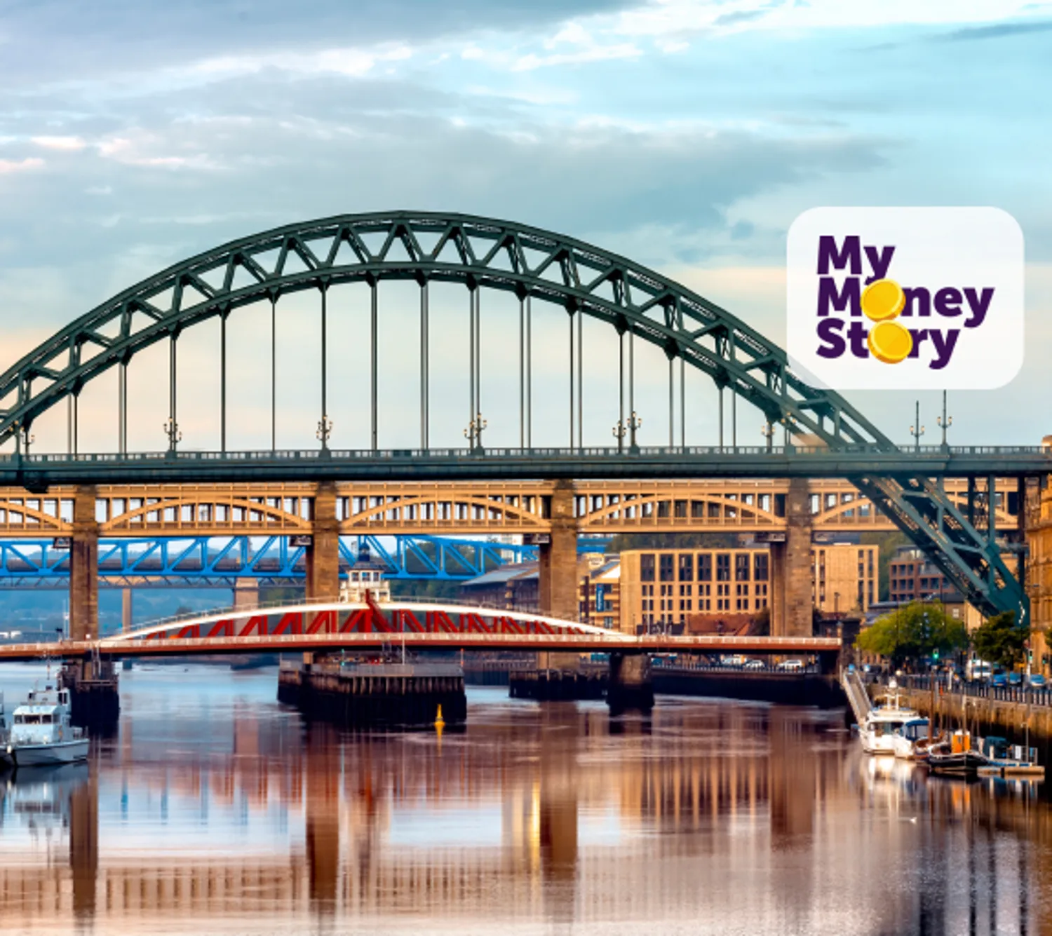 Tyne bridge on an evening