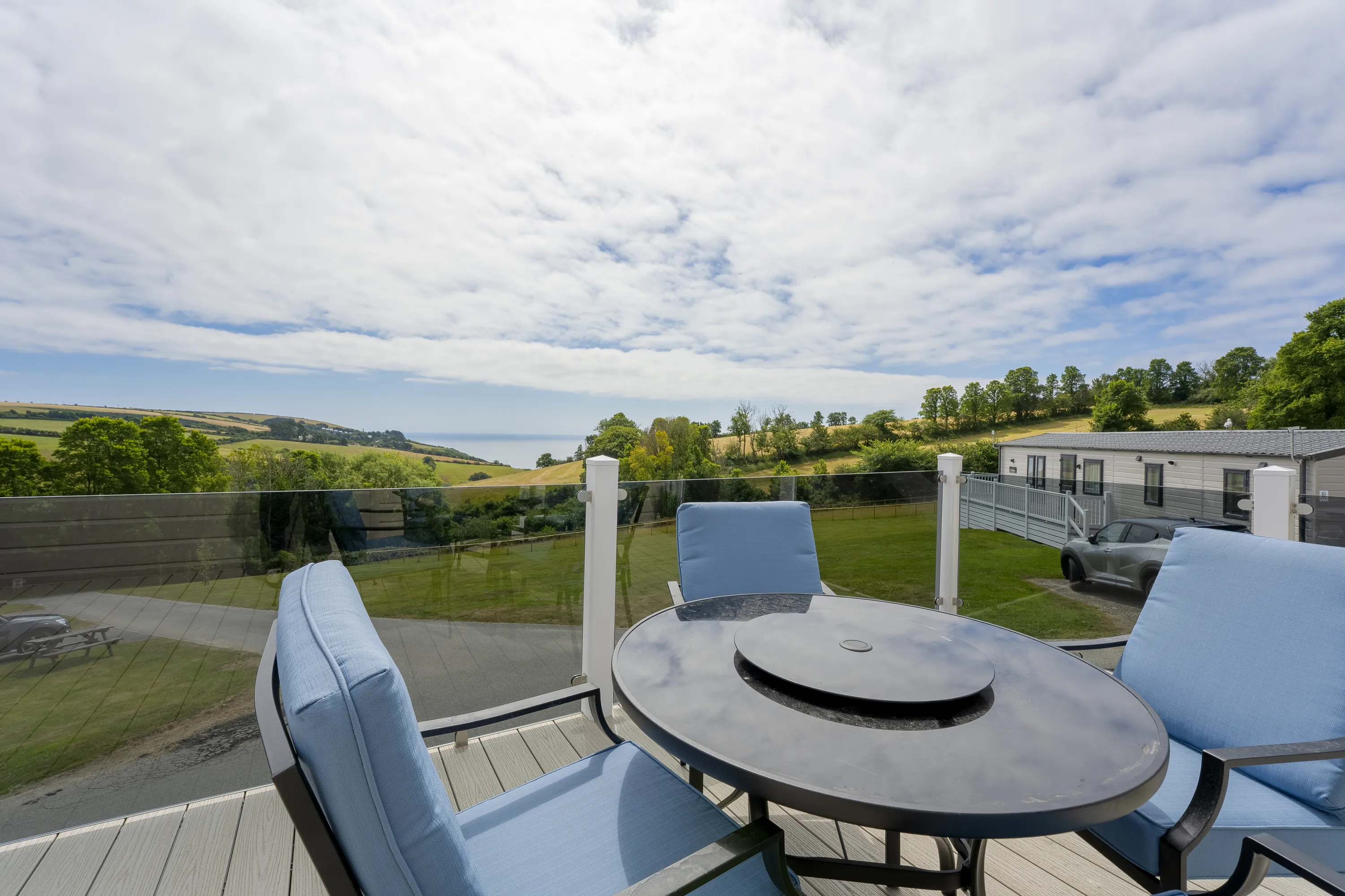 Enjoy views from your decking