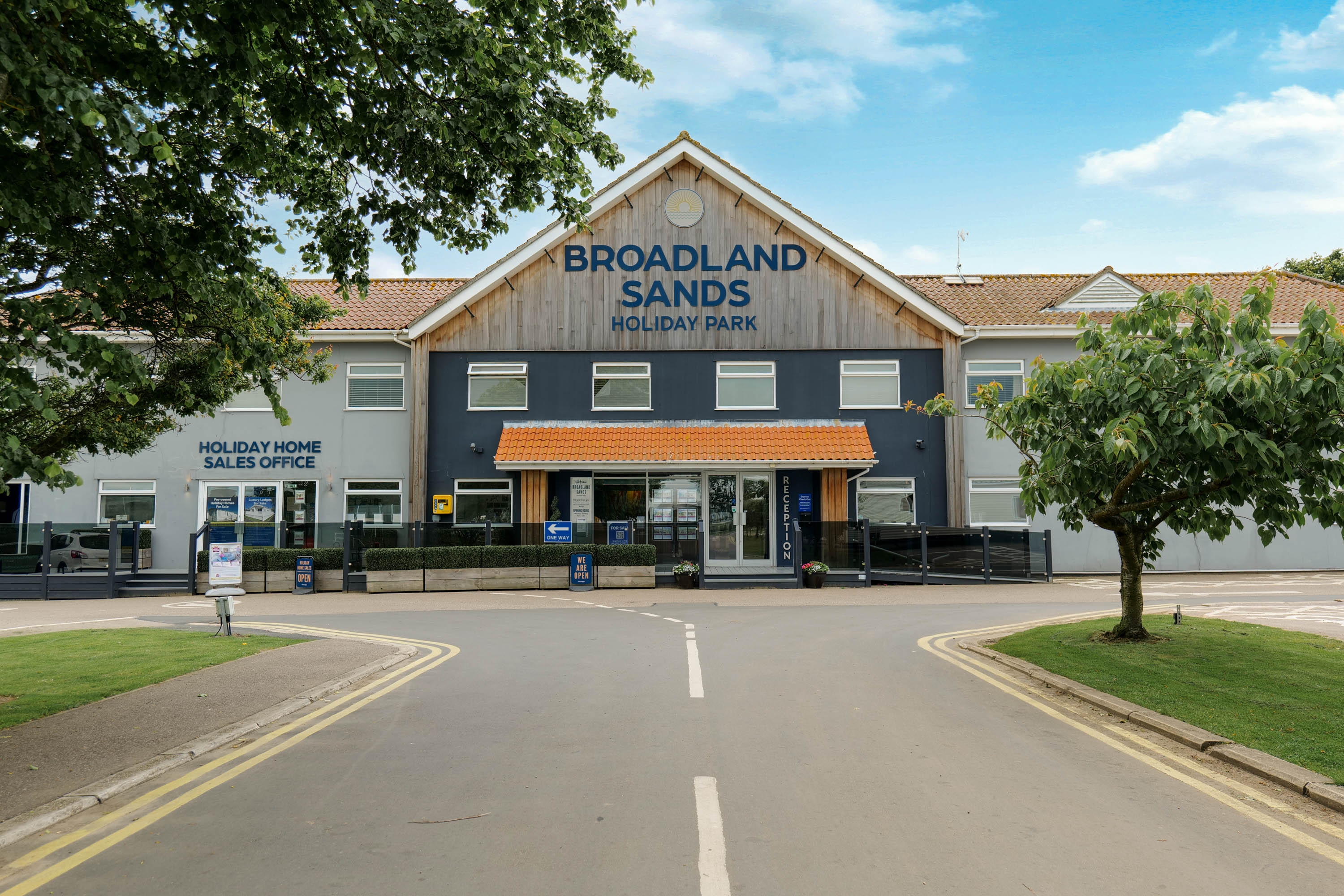 Broadland Sands reception entrance