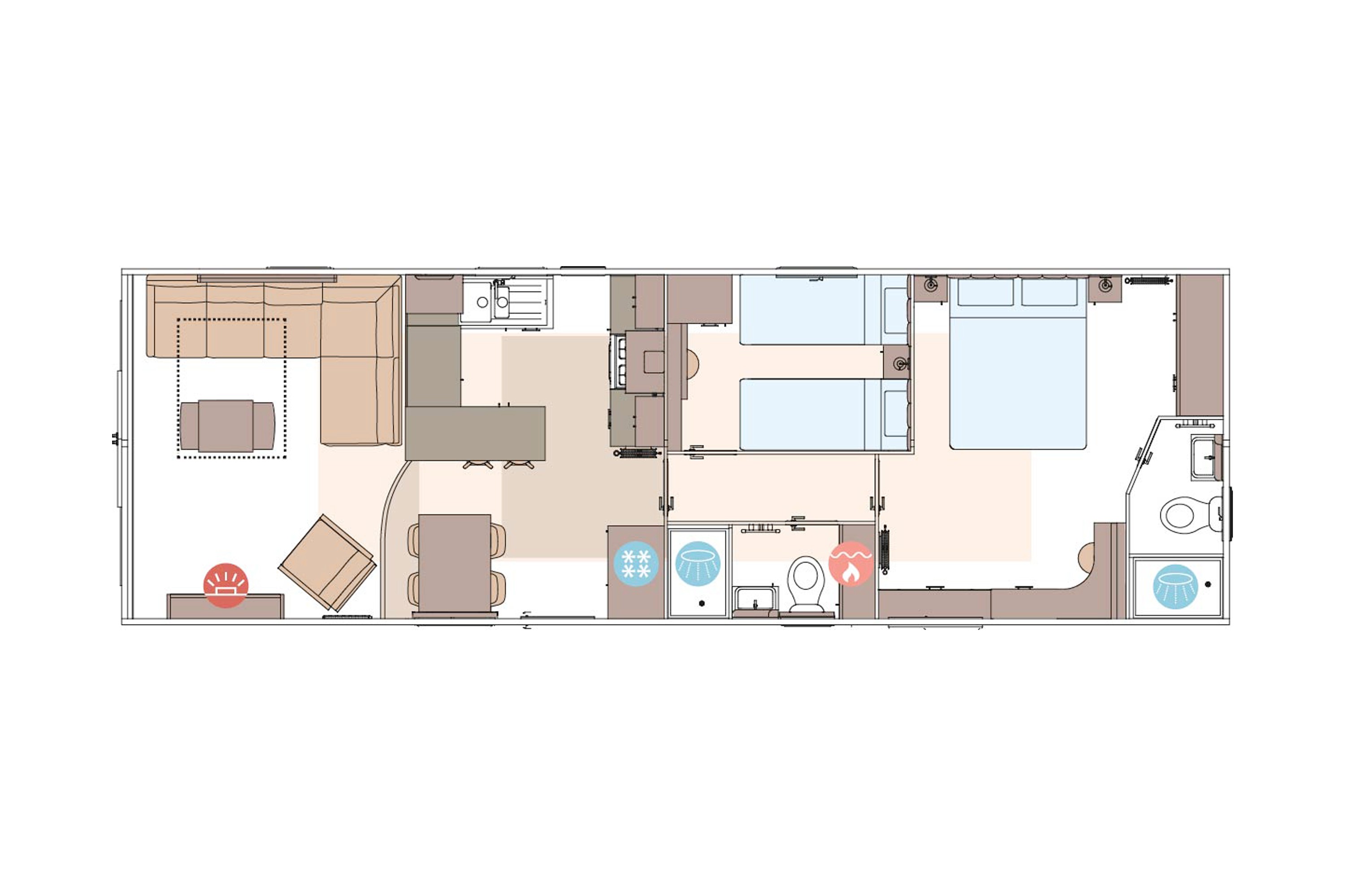 ABI Ingleton 2025 (Static Caravan) Accommodation in Amble