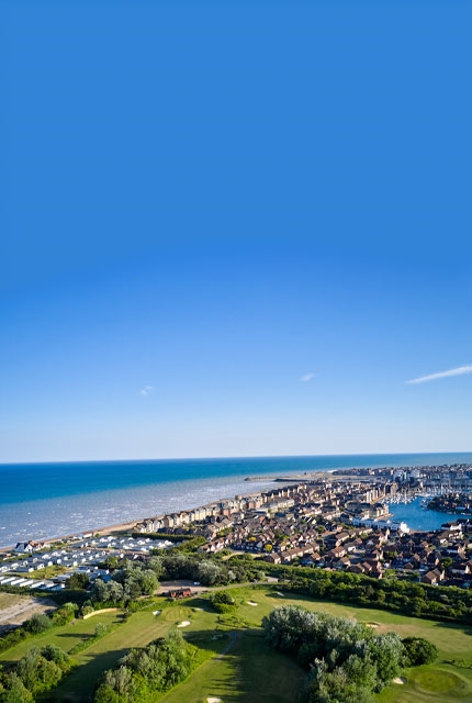Pevensey park view over beach