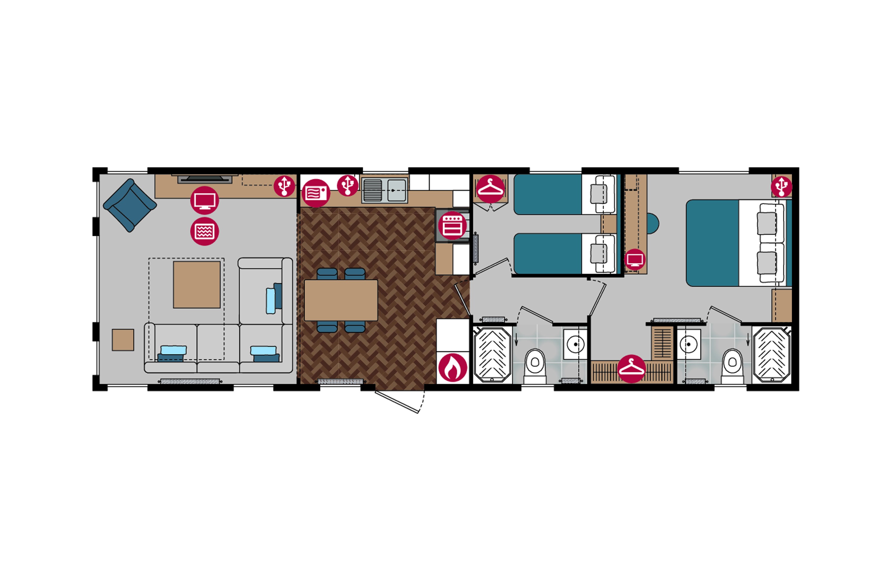 Pemberton Marlow 2025 (Static Caravan) Accommodation in Lowestoft