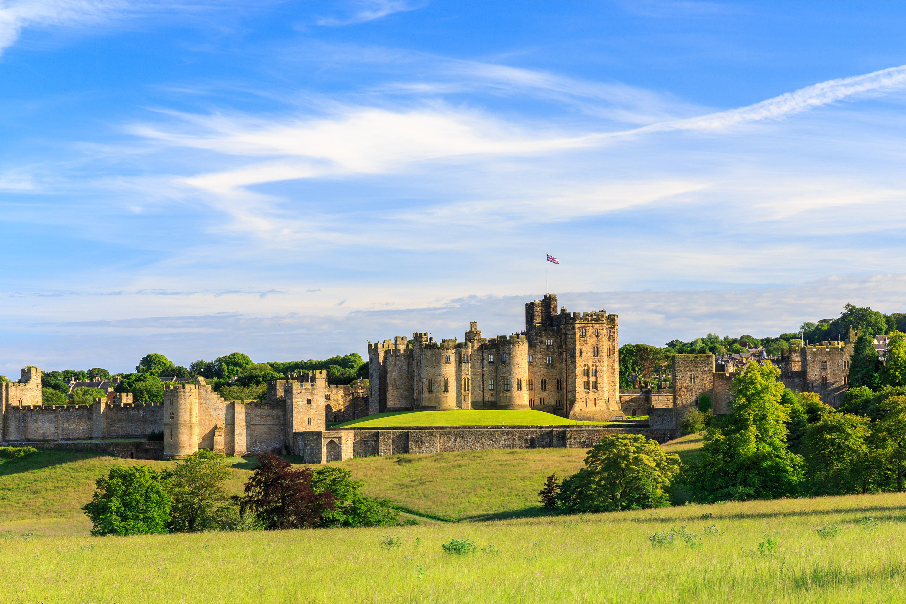 Alnwick castle, Northumberland