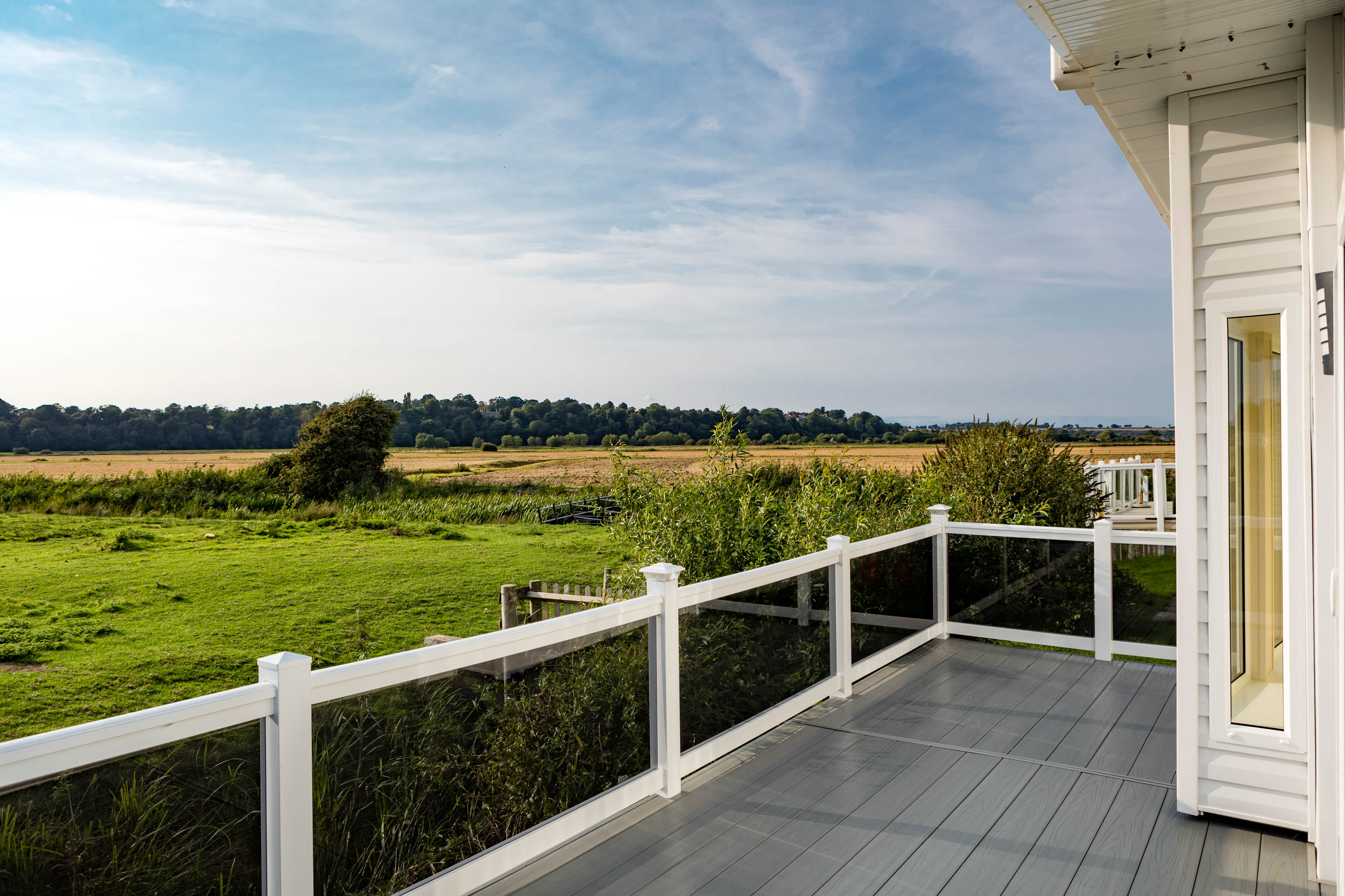 Park view from decking