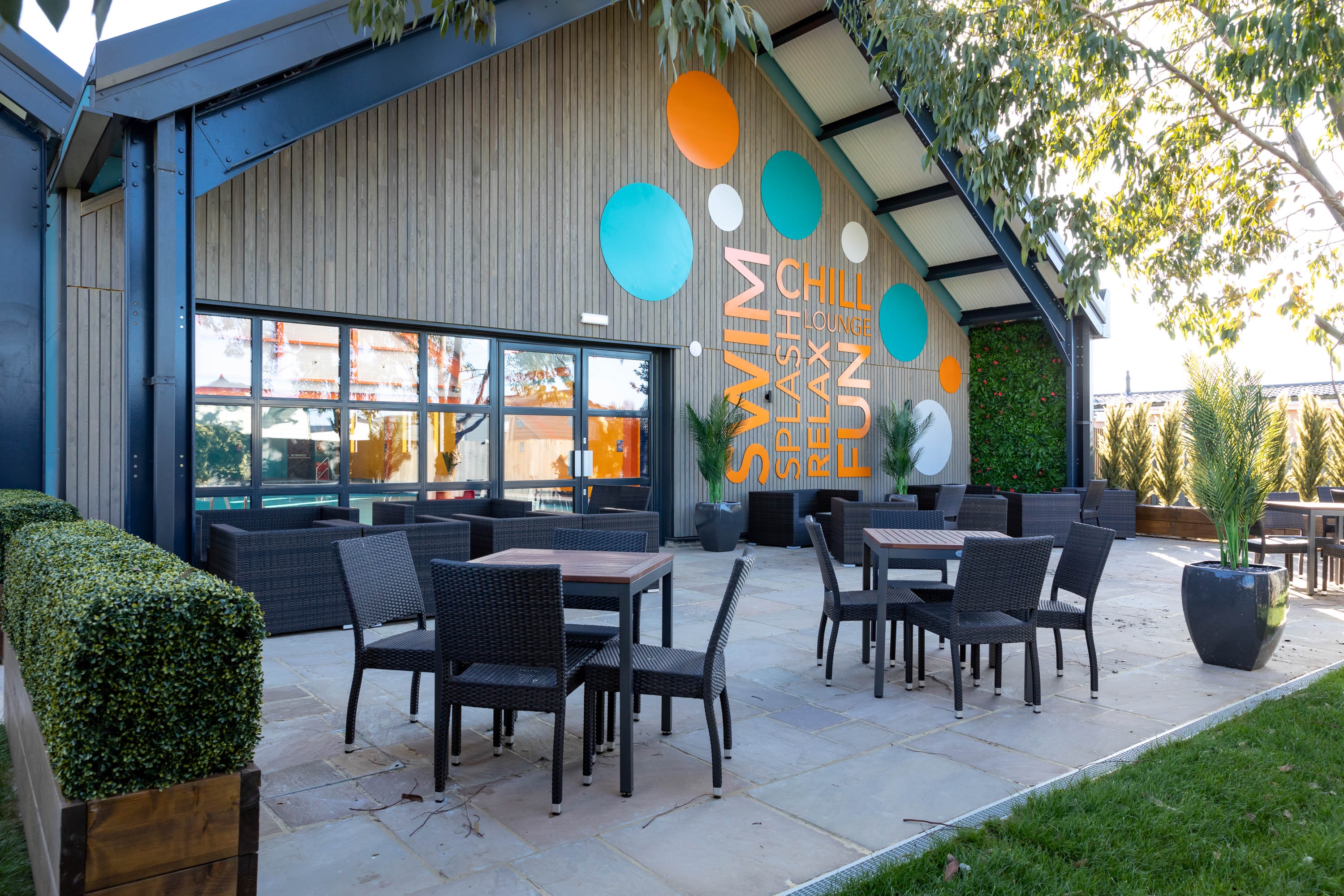 Outside seating
