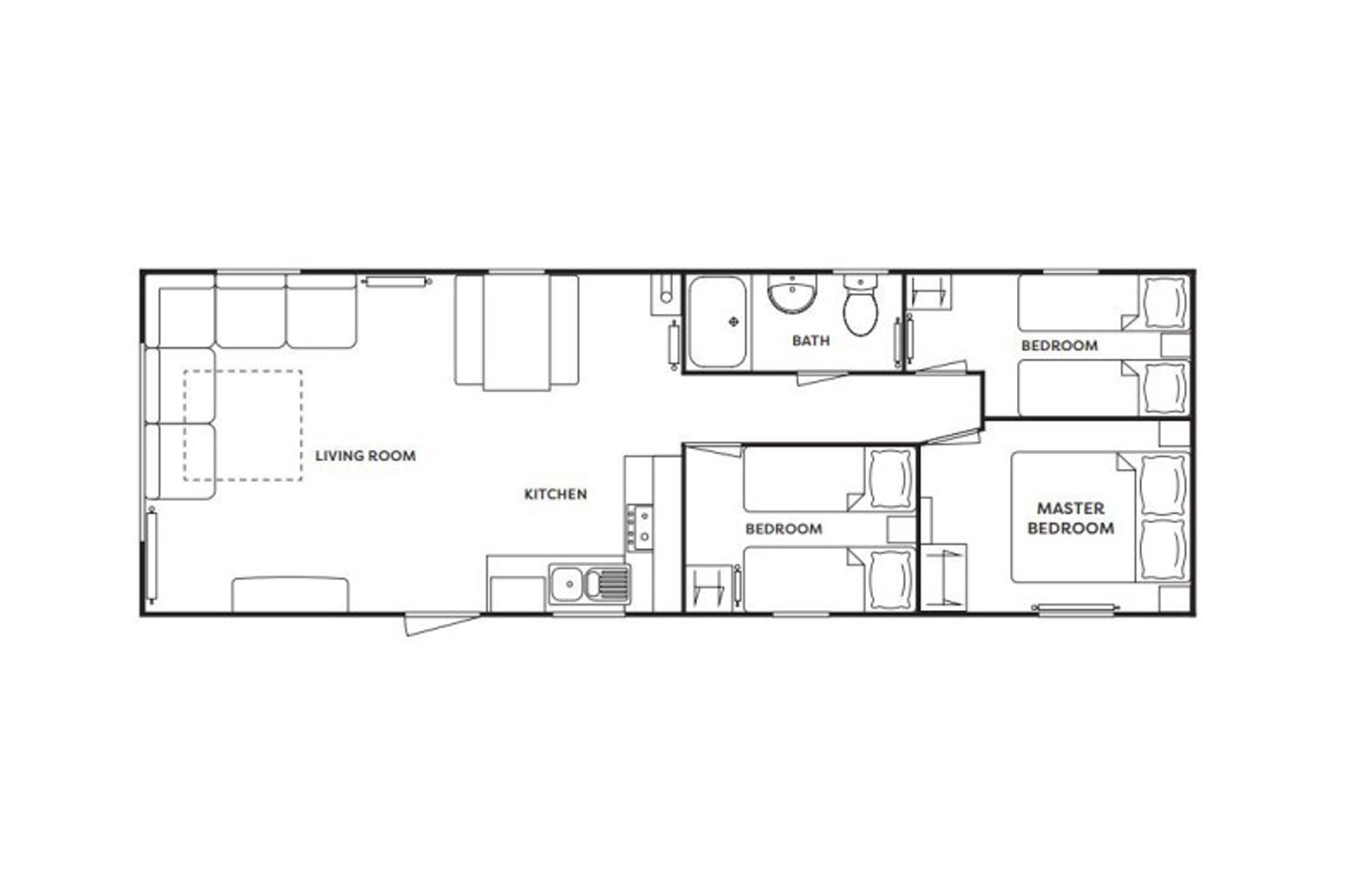 Atlas Fanfare 2024 (Static Caravan) Accommodation in Dawlish