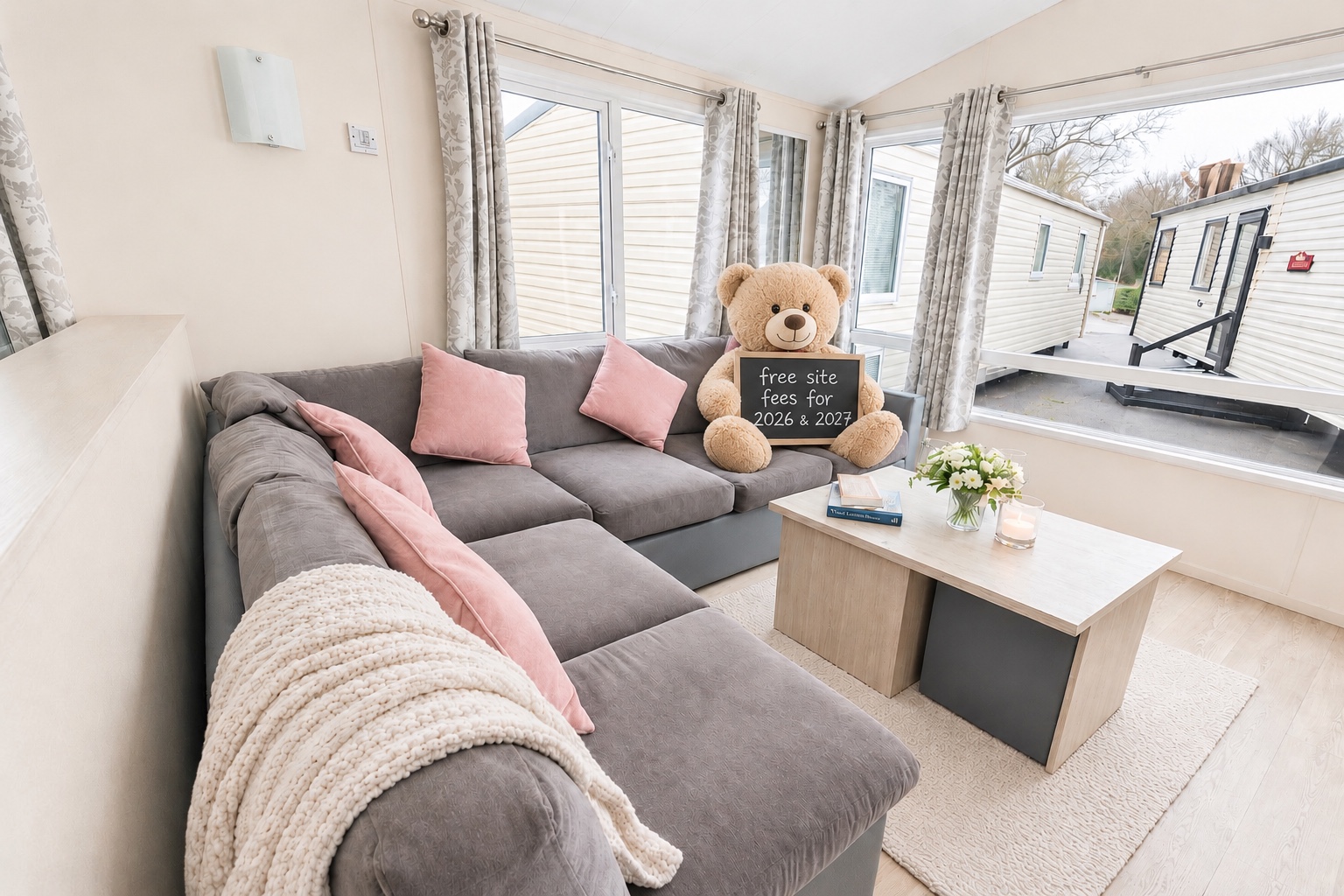 Atlas Ruby 2015 (Static Caravan) Accommodation in Saxmundham