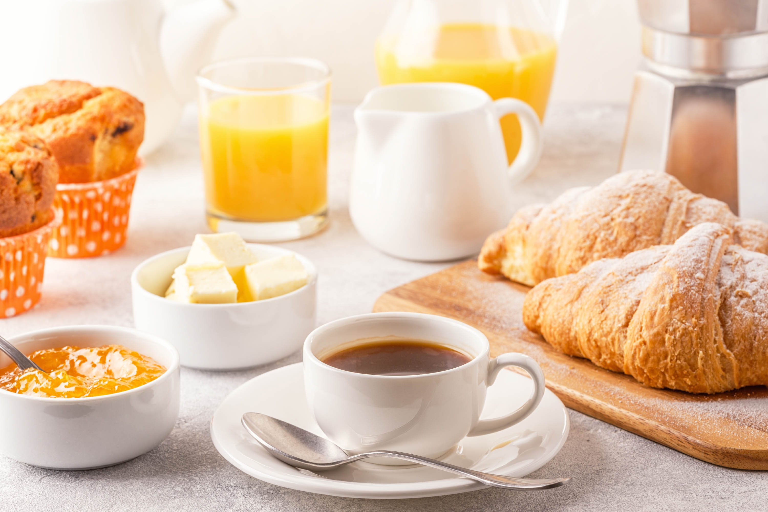 tea and pastries