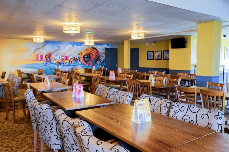 Restaurant seating area