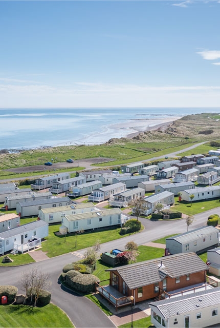 Amble Links park view
