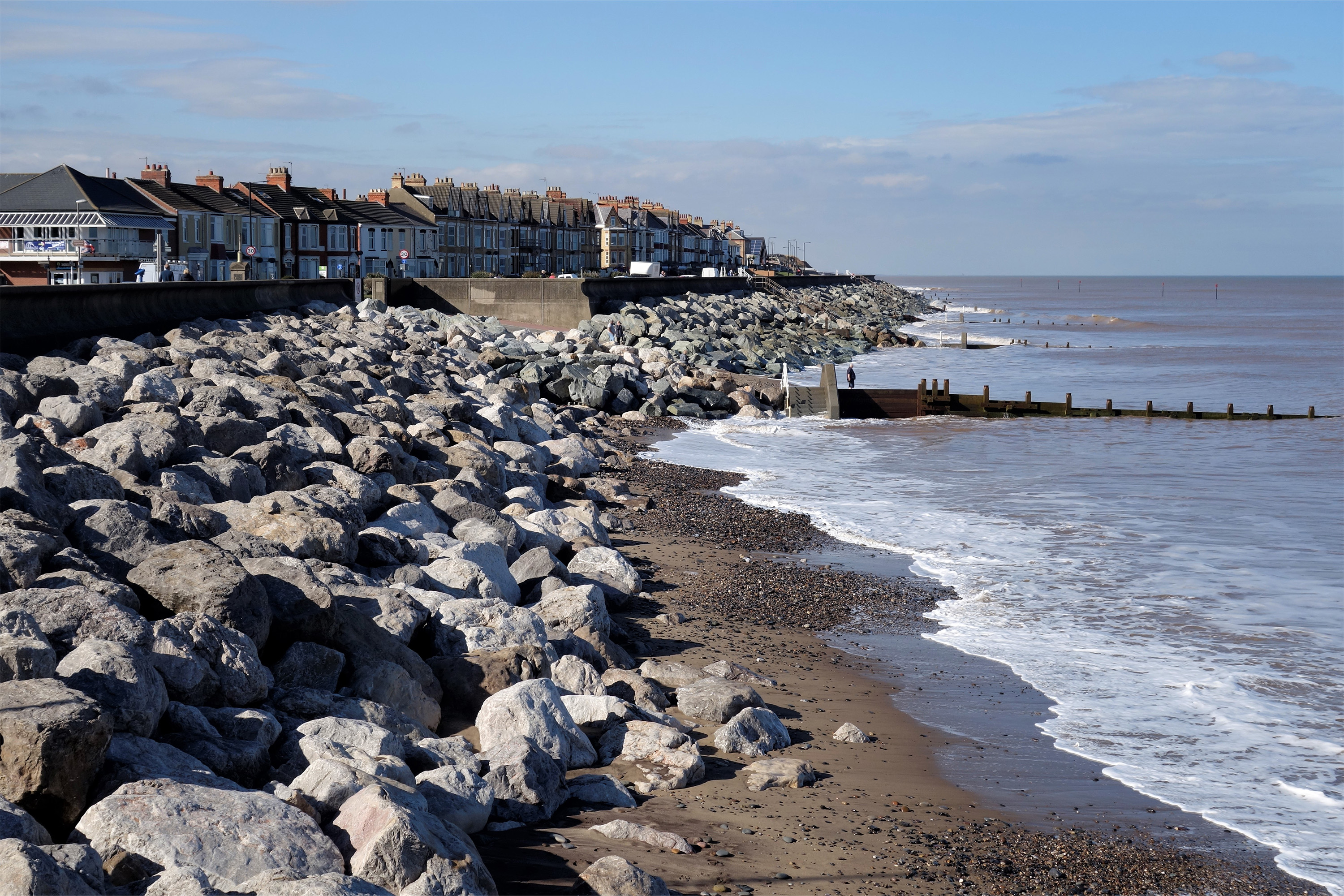 Withernsea coast, Blue Flag Beach, Yorkshire