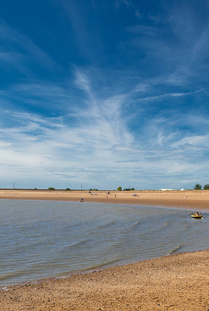 Local area beach