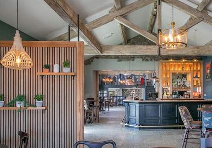 bar and restaurant