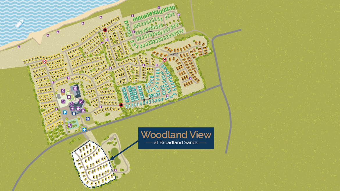 Broadland Sands new development map
