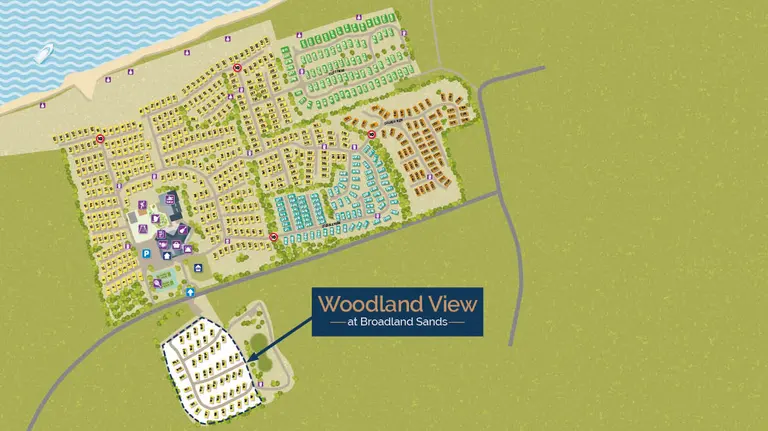 Broadland Sands new development map