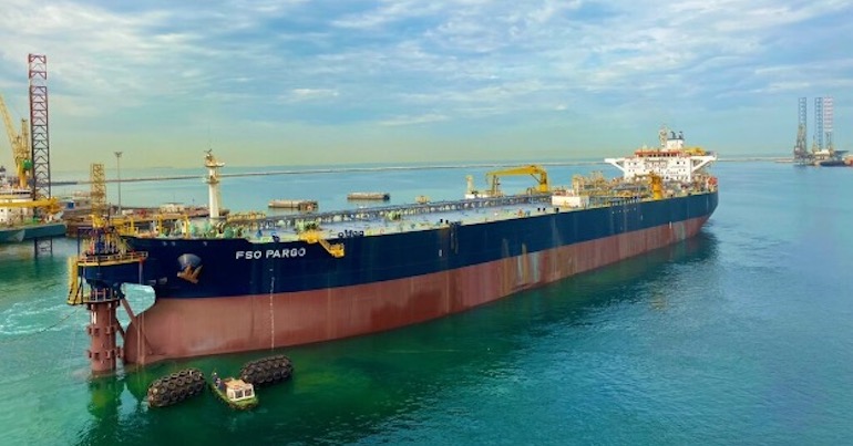 FSO Pargo sails from Dubai to Brazil