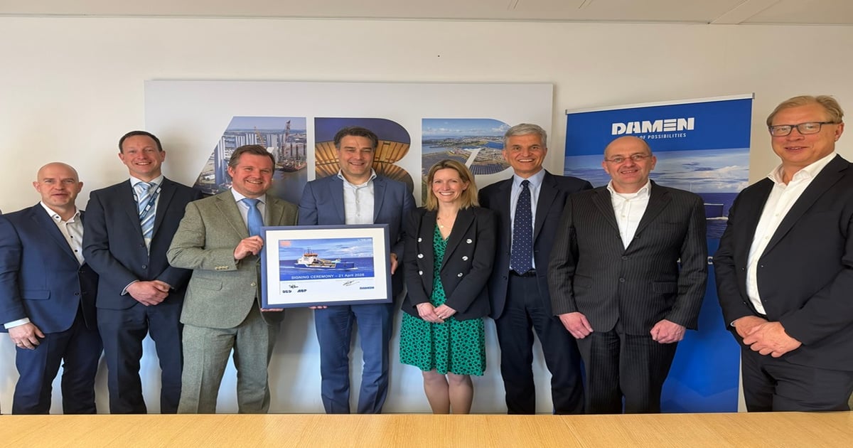 Damen and UK Dredging ink contract for newbuild