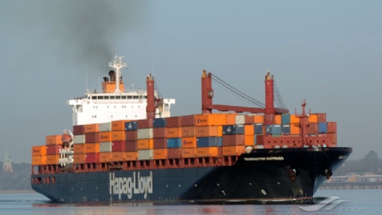 Cosco ship hit north of Jebel AIi