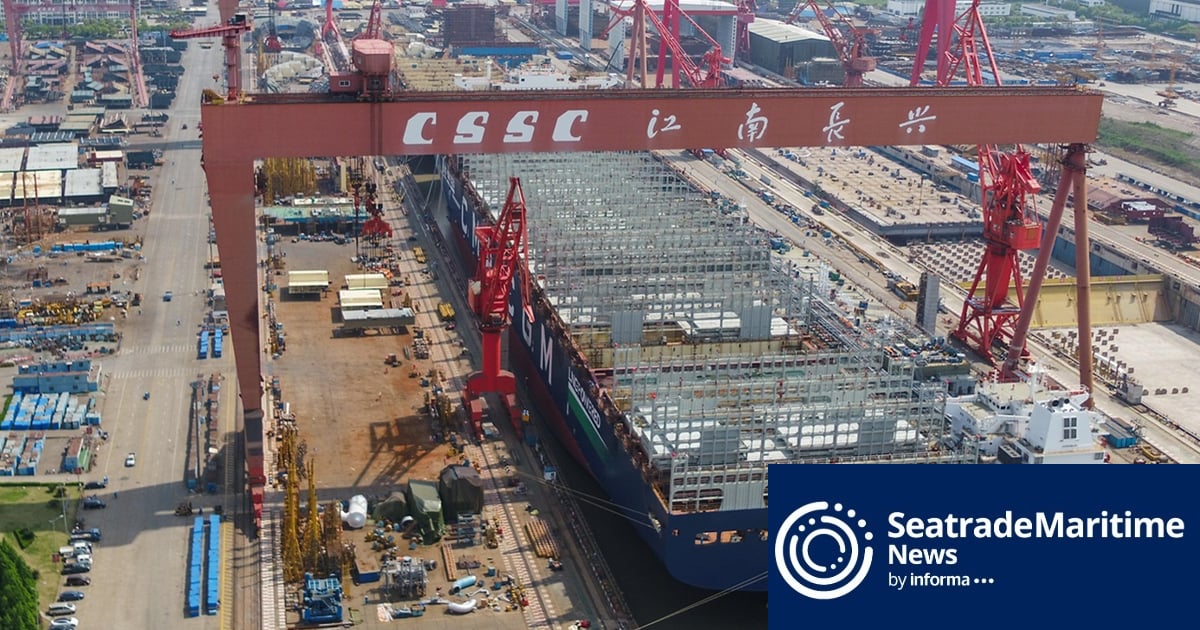 Newbuilding orders at Chinese shipyards surge 173% in H1