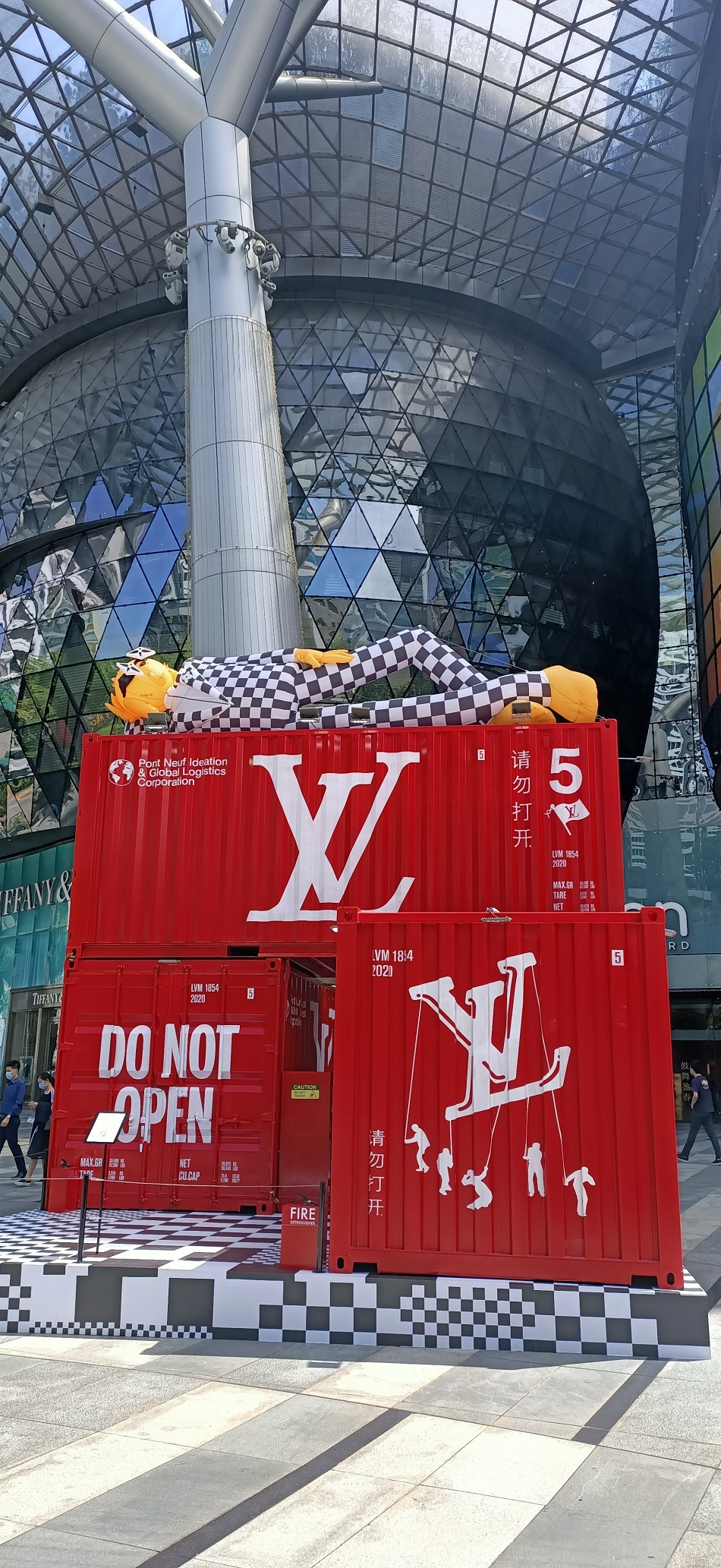 Shipping containers meet fashion with Louis Vuitton