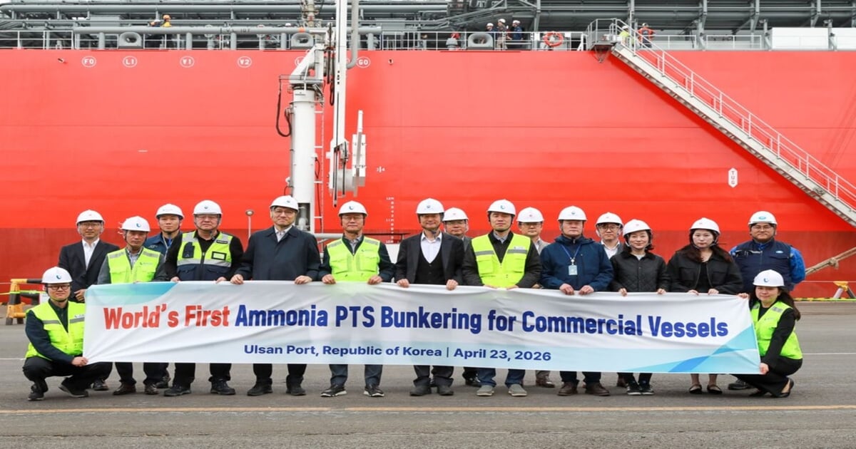 Ulsan Port completes world’s first commercial ammonia bunkering