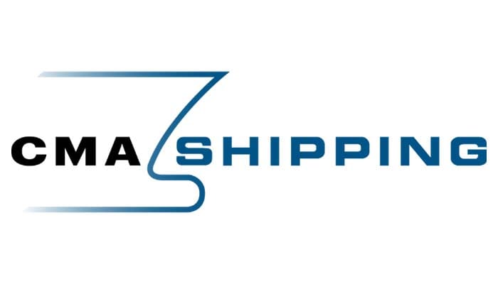 colour logo with SCMA shipping letters in shades of blue colour logo with SCMA shipping letters in shades of blue
