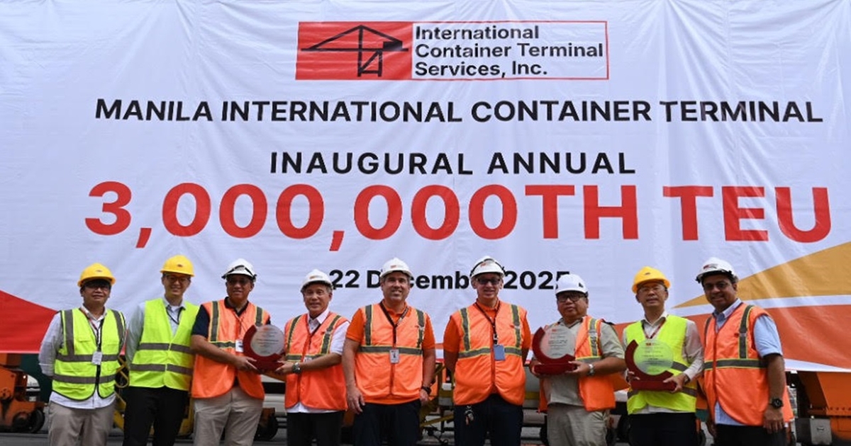 ICTSI’s flagship Manila terminal hits 3m teu in 2025