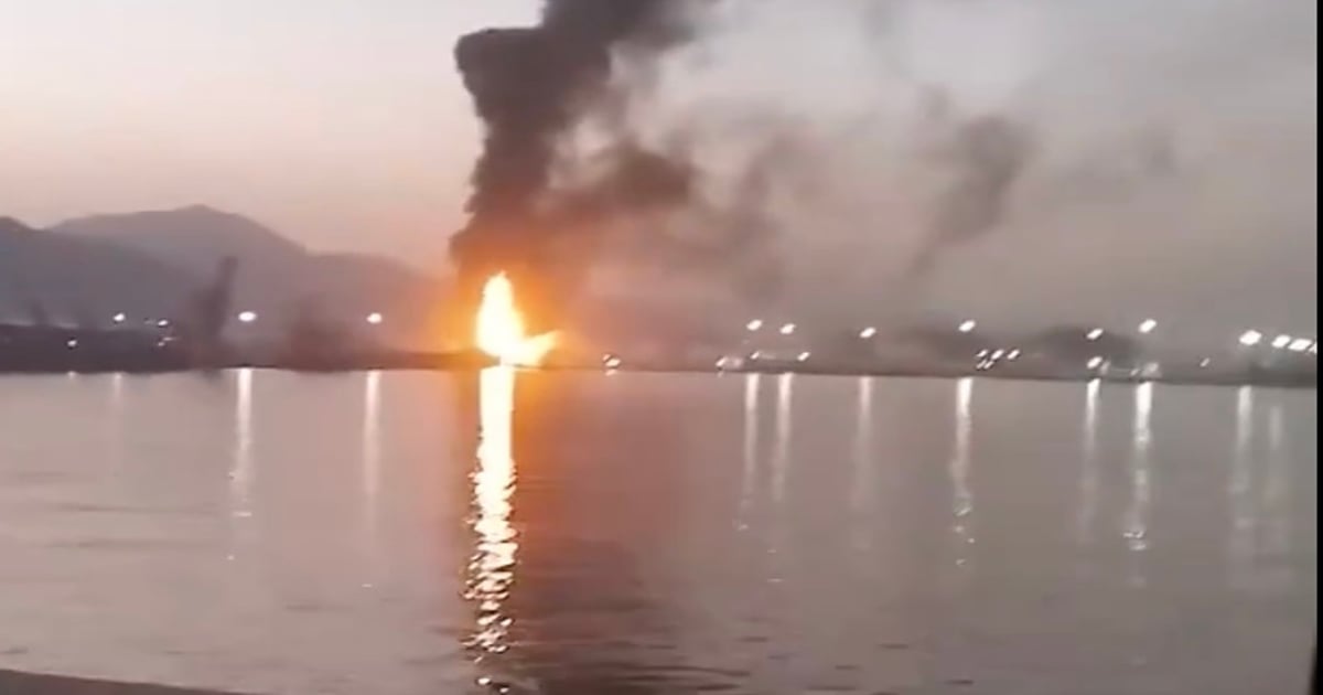 Fujairah oil refinery on fire following Iranian drone attack