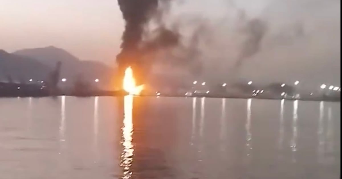 Fujairah oil refinery on fire following Iranian drone attack